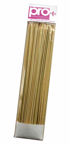 250mm Bamboo Skewers, Pack of 2,500