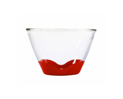 1.9 Litre Splashproof Glass Bowl with None Slip Base, pack of 4