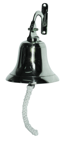 Large Wall Bell, Chrome