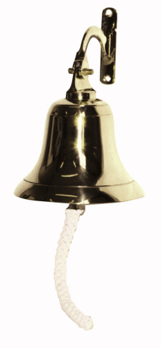 Large Wall Bell, Brass