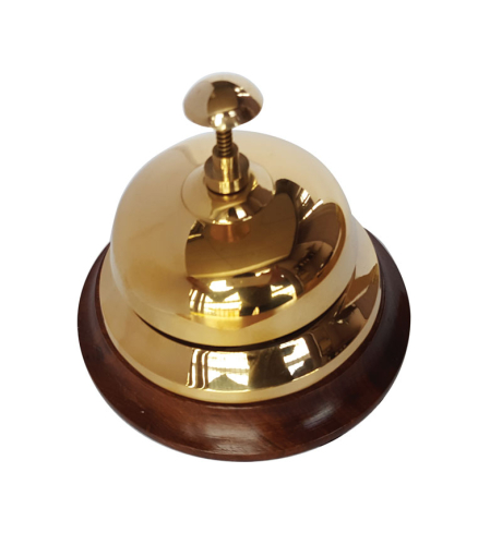 Reception Bell, Brass
