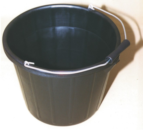 15 Litre Industrial Bucket, Black