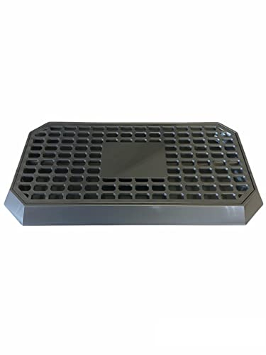 Uni-Plastic Drip Tray, with Plastic Insert, Silver