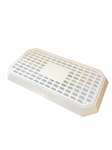 Uni-Plastic Drip Tray, with Plastic Insert, White