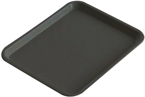 Food Display Tray Black ABS 300 x 215mm Packs of 10