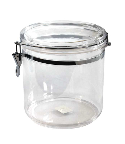 1 Gallon Clip Jar, MS Food Safe