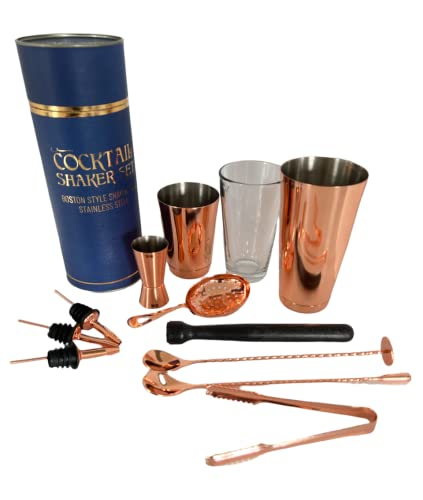 Copper Barware, Set of 11