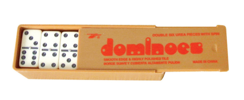 Dominoes, Double Six Ivory with Spinners