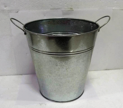 10'' Ice Bucket, Galvanised