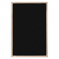 Line Chalkboard with Natural Wooden Frame 60 x 80cm