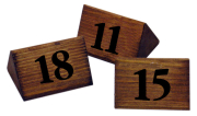 Wooden Table Numbers 11-20 Pack of 10