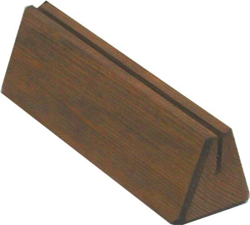 Wooden Plinth Menu Holder H:45 x W:150 x D:45mm 3mm Groove
