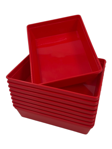 Instrument Tray-Dark Red 200mm x 150 x 50mm Pack of 10