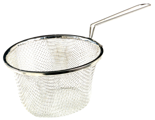 Stainless Steel Blanching & Chip Basket, 200 x 120 mm