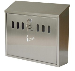 Maximash Wall Mounted Ashtray Stainless Steel