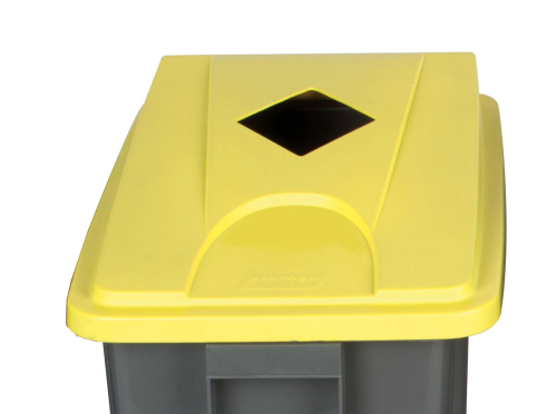Recycling Bin Universal Lid Fits Pb-1080 & 1090 Yellow