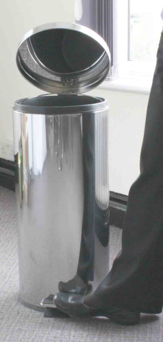 30l Pedal Operated Bin Mirror Stainless Steel