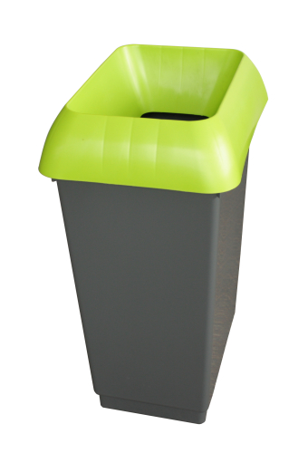 50 Litre Recycling Bin Comp with Lime Lid