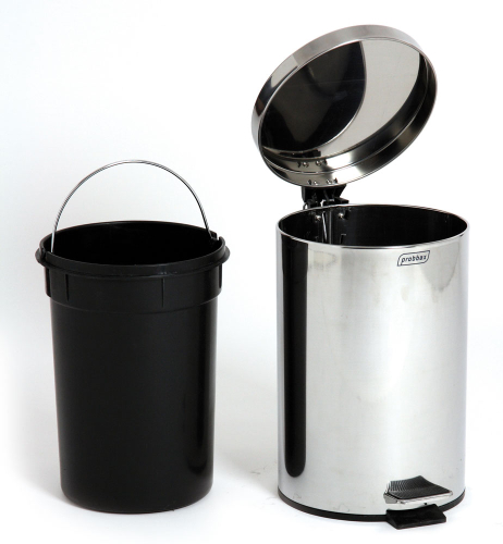 Stainless Steel 20 Litre Pedal Bin Mirror Stainless Steel