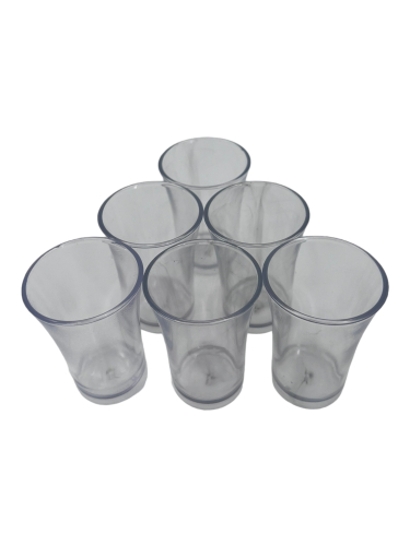 50ml Shot Glass Clear Pack of 6