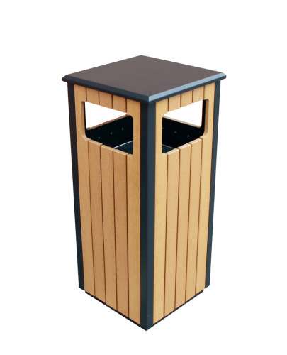 Outdoor Trash Bin without Ashtray 350X350X810mm