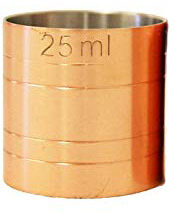 25ml Thimble Measures Copper CE marked