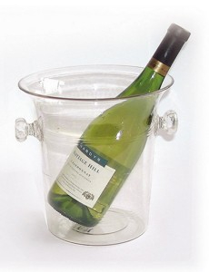 Plastic Wine Cooler, Clear