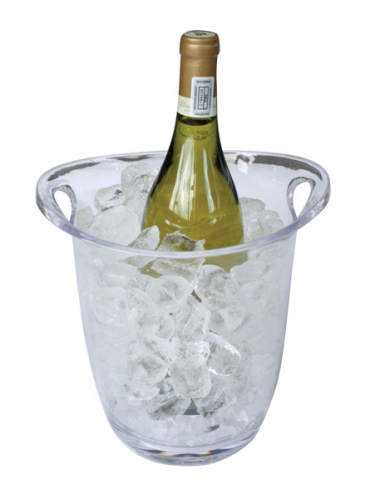 Plastic Standard Wine Bucket, Clear