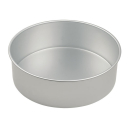 Image for Round Cake Tin Silver Anodised