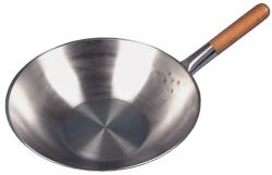 Stainless Steel Wok 330 x 90 mm